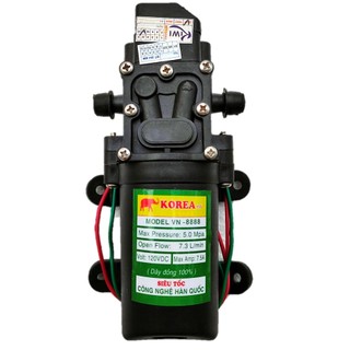 Máy bơm tăng áp mini 12v, tự ngắt Việt Thái Model VN-8888 mẫu 2023(FL-5200(2024))