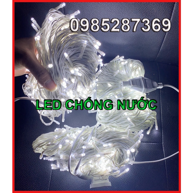 Đèn 50m dây Điện màu TRẮNG – CHỐNG NƯỚC