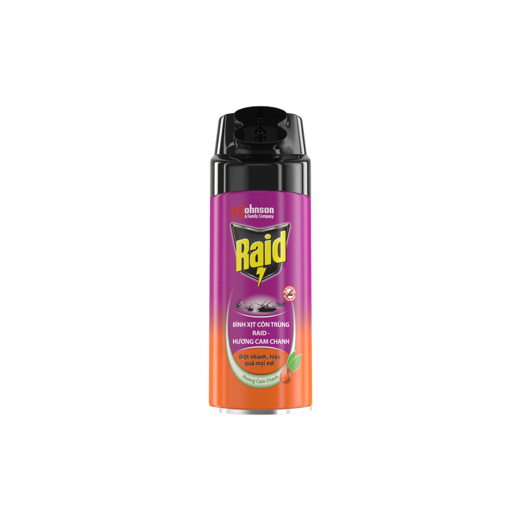 RAID Bình xịt côn trùng Hương Cam Chanh 300ML - DN