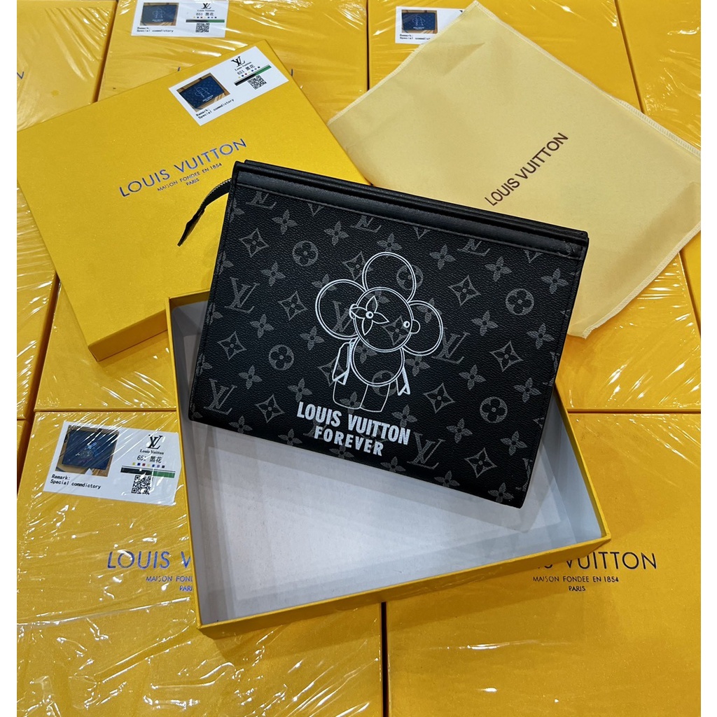 Ví  cầm tay nam cao cấp - Ví kẹp nách nam  LV01