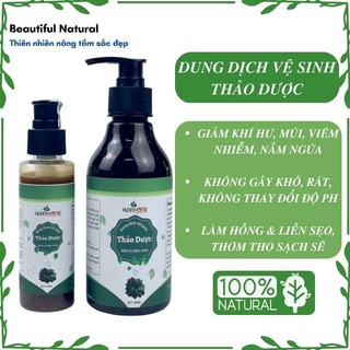 Dung dịch vệ sinh phụ nữ đông y 100% từ thiên nhiên, Dung dịch vệ sinh đông y chai 100ml
