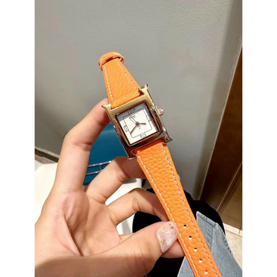 Đồng Hồ Nữ HM Dây Da