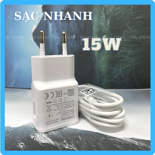 Bộ sạc samsung 15w Micro Usb, sạc nhanh 15w không nóng máy dùng cho các dòng samsung j1 2 3 4 5 6 7 A 3 5 7 8 10 11 12
