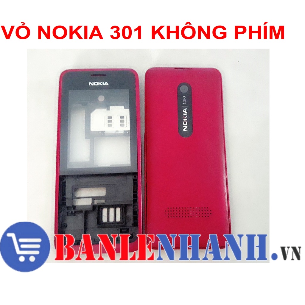 VỎ NOKIA 301 KHÔNG PHÍM
