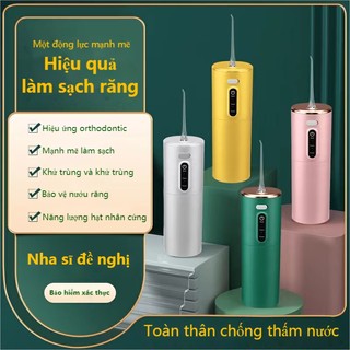 Máy tăm nước làm sạch tận chân răng máy Rapido waterjet đánh bay lũ bẩn hiệu quả tức thì