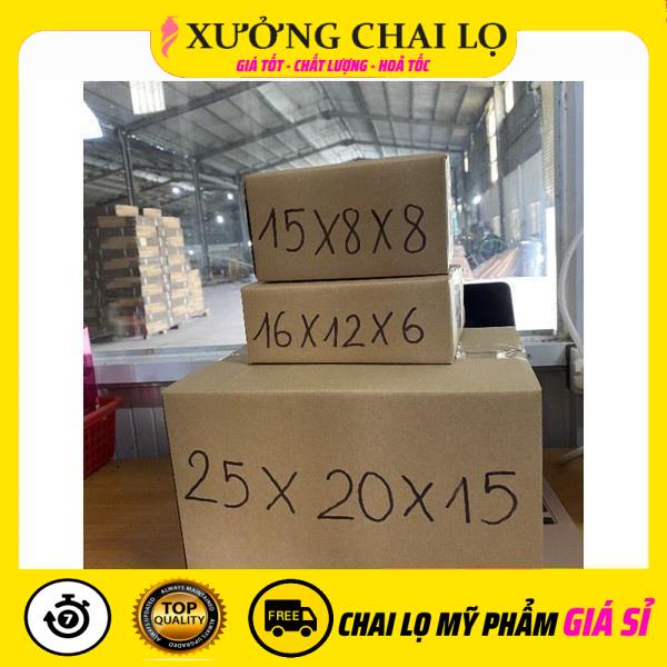 Hộp Carton Giá Rẻ ✿ TRÙM SỈ ✿ [15x8x8] Thùng Hộp Carton Đóng Gói Hàng , phụ kiện du lịch