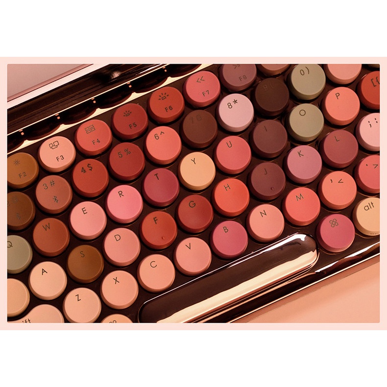 Bàn phím cơ không dây LOFREE Bloom Rose Gold Series  - Broshop