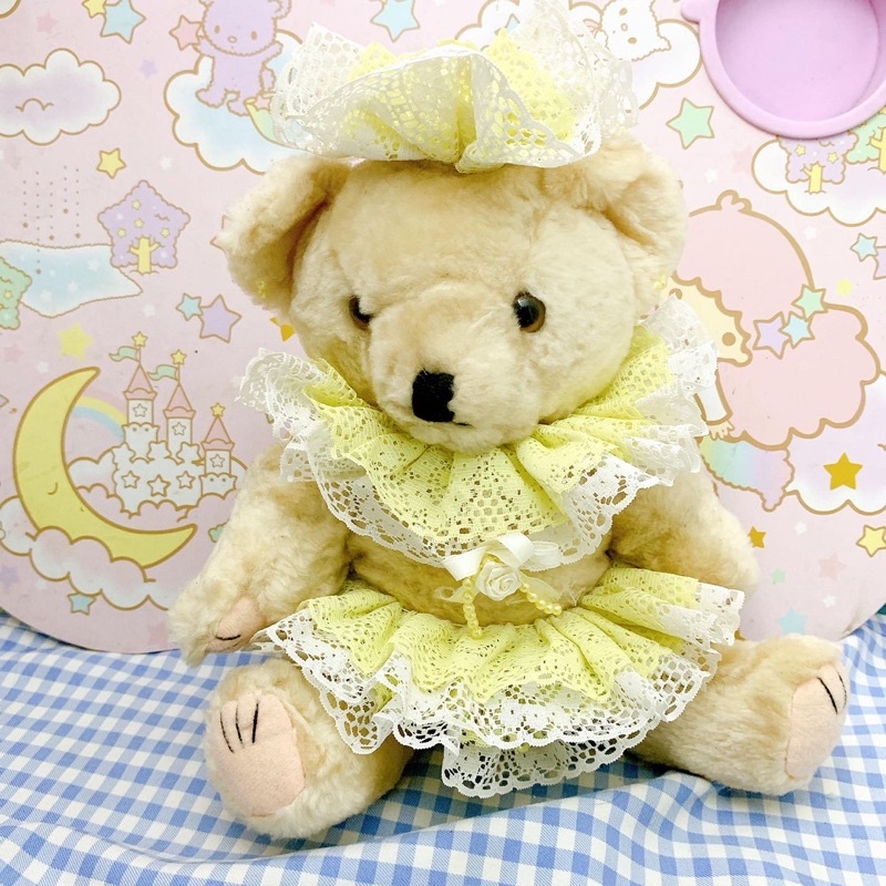 gấu bông vintage teddy bear thú nhồi bông đồ chơi dễ thương
