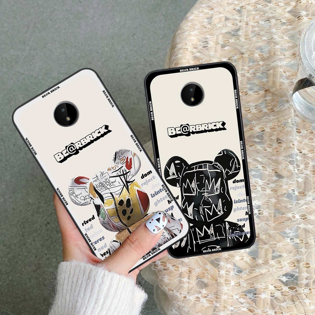 Ốp lưng Nokia C10 / C20 hình gấu bearbrick, smile thời trang, ốp lưng rẻ bền đẹp