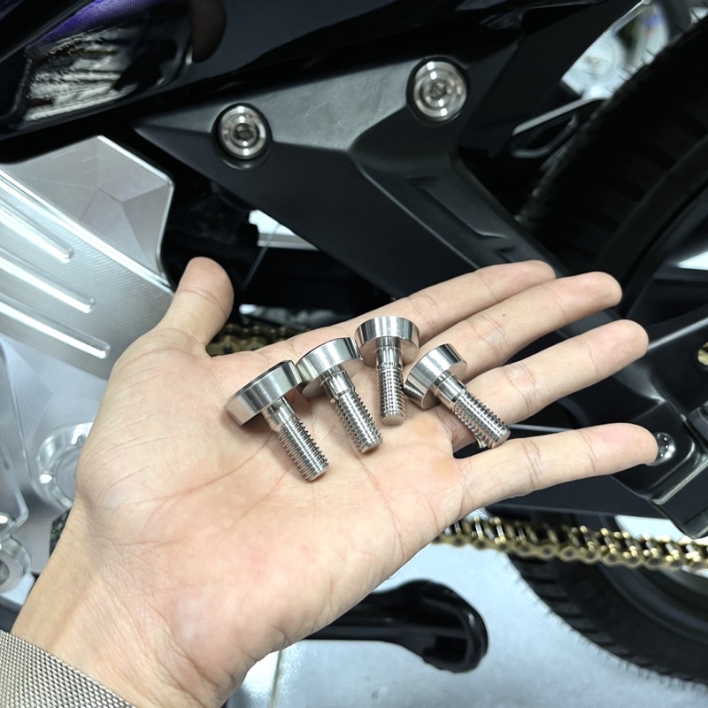 ỐC GÁC CHÂN SAU EXCITER INOX CNC