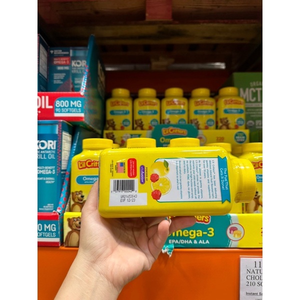 Kẹo dẻo L'iCritters Omega 3 - Hộp 220 viên