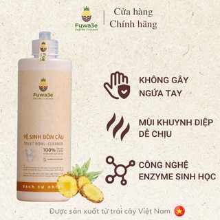   Fuwa3e  Nước Vệ Sinh Bồn Cầu Sinh Học Fuwa3e - Hữu Cơ An Toàn - Mùi tinh dầu Khuynh Diệp 