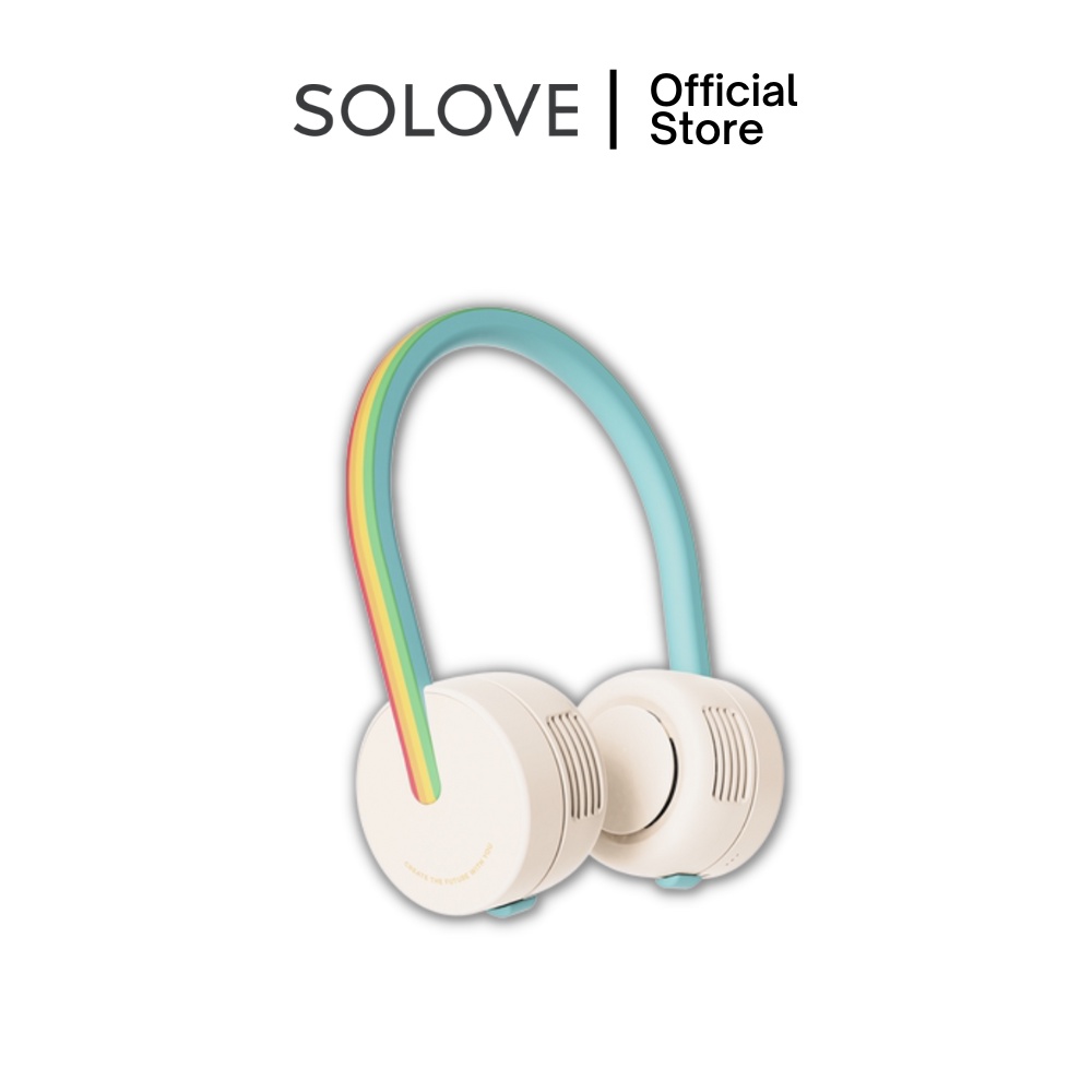 Quạt Đeo Cổ Mini SOLOVE SF8 - 3 Tốc Độ Gió Xoay 360º - Pin sạc tích điện sử dụng lên đến 5h
