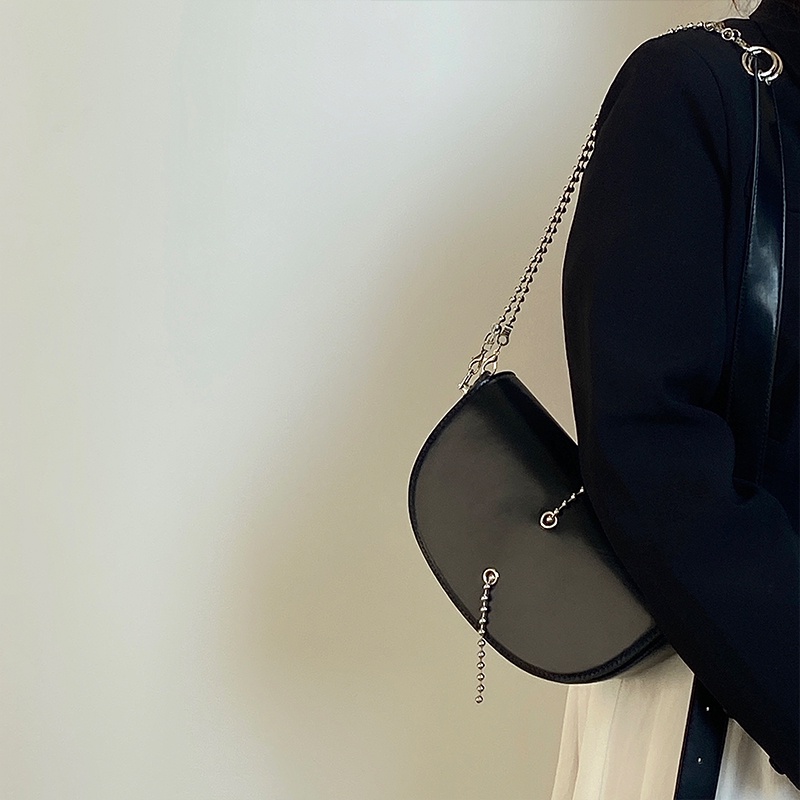 IELGY Túi đeo chéo IELGY bằng da PU ba chiều phong cách cổ điển dành cho nữ