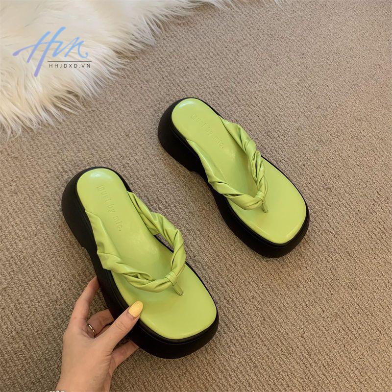 Sandal Đế Dày Thời Trang Mùa Hè 2023 Phong Cách Mới Cho Nữ