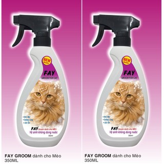 Xịt tắm khô/ Phấn tắm khô FAY dành cho Mèo