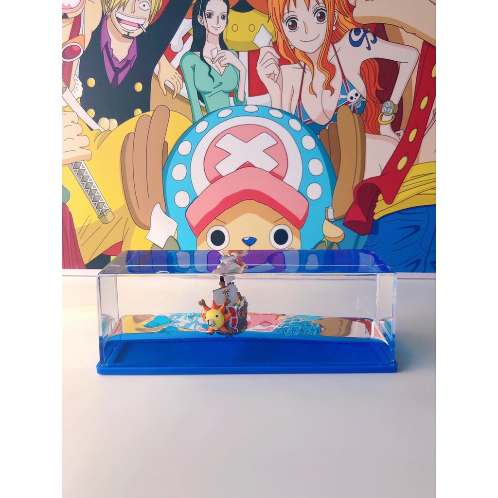 Mô hình thuyền bất tử Thousand Sunny, mô hình tàu sunny one piece trang trí bàn học bàn làm việc