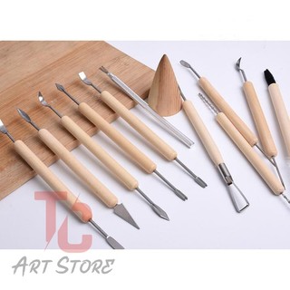 BÁN LẺ - Dụng cụ điêu khắc đất sét, cào đất sét, làm gốm