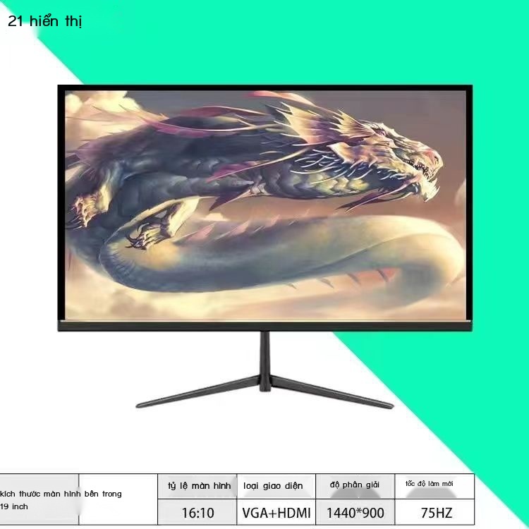 Màn hình máy tính, 27 inch 22/24 HDMI độ nét cao, máy tính để bàn, gia đình, màn hình IPS LCD, văn phòng, thể thao điện