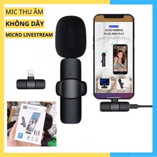 Mic thu âm không dây cài áo lọc tiếng ồn model K9