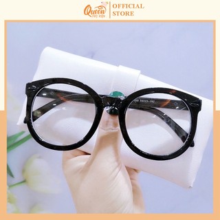 Mắt Kính Gọng Cận Form Tròn Mắt Mèo Siều Dễ Thương