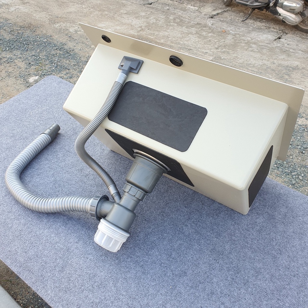 Chậu rửa bát đúc  1 hố Sơn Hà Luxury kích thước 45*60cm