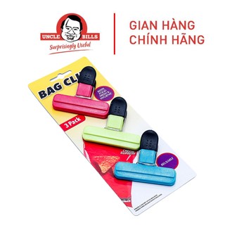 Kẹp miệng túi bộ 3 cái uncle bills ka0397 - hàng nhập khẩu