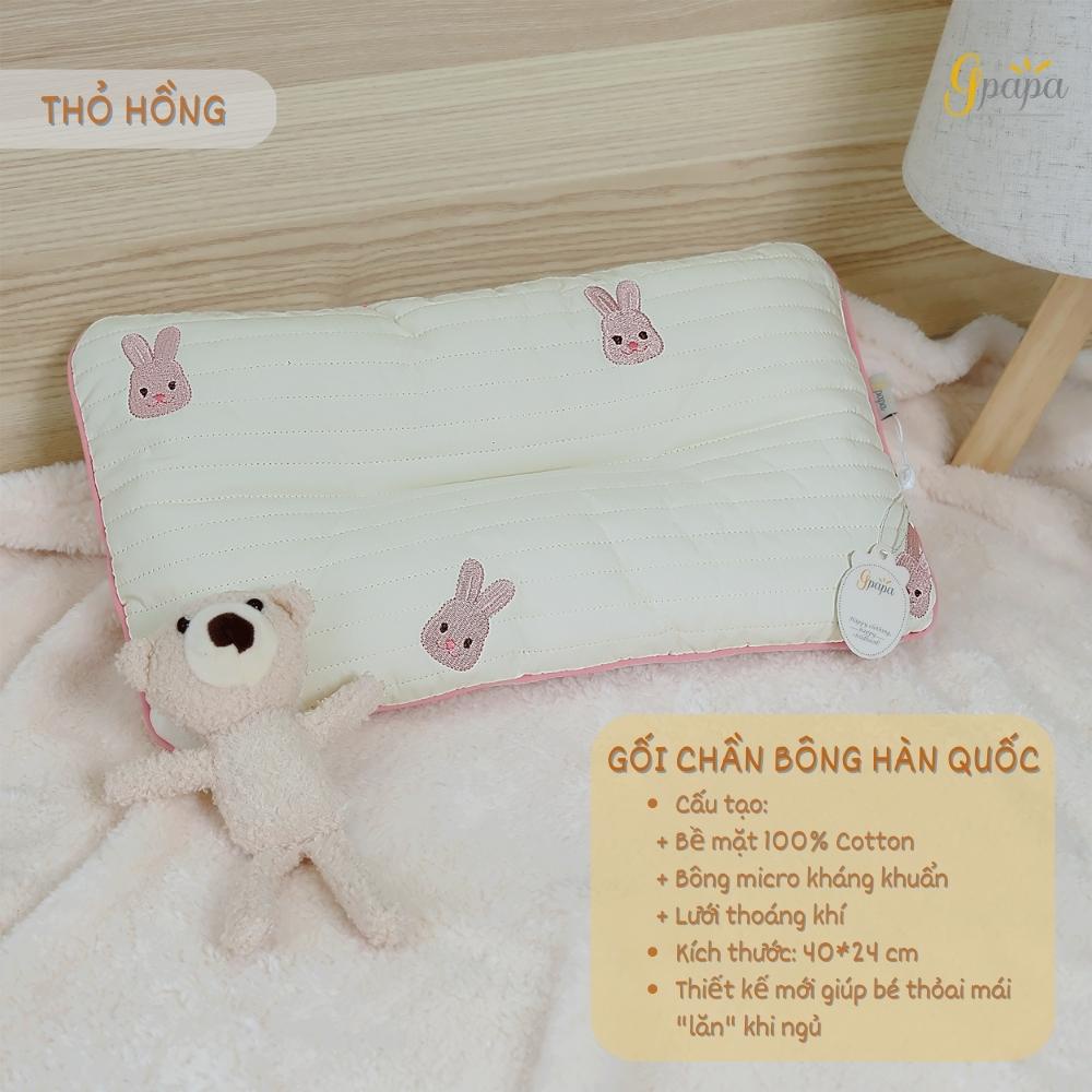 Gối Chần Bông Cho Bé kích thước 40*24cm