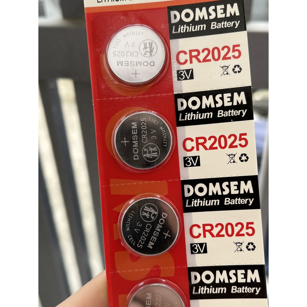 1 Vỉ 5 viên pin DOMSEM CR2025 2025