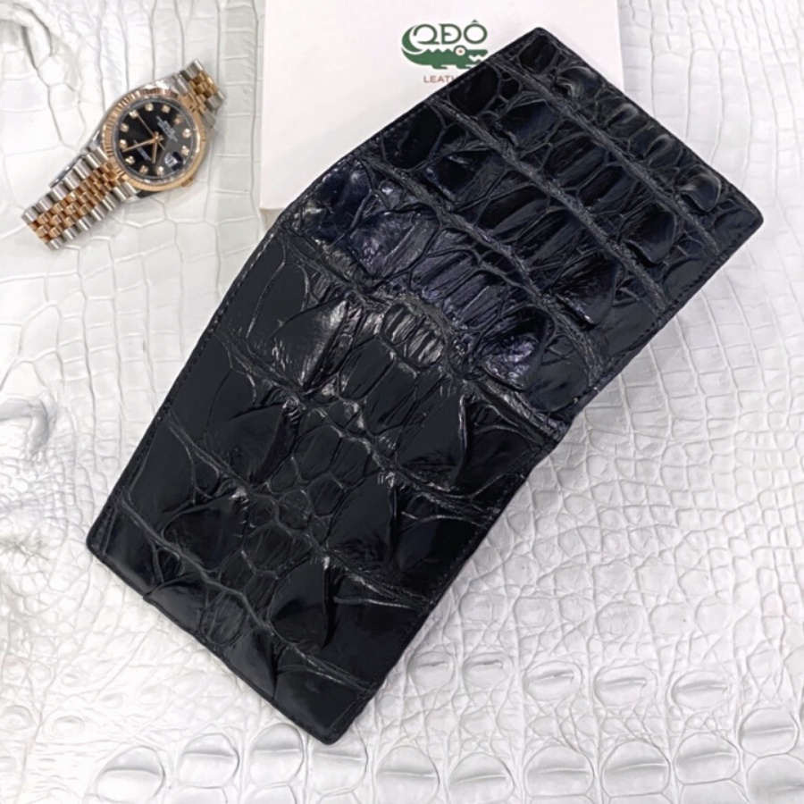 Ví Nam Da Cá Sấu 2DO LEATHER Da V55 Kích Thước  Quà Tặng Cho Người Thân, Sang Trọng, Cao Cấp, Chính Hãng