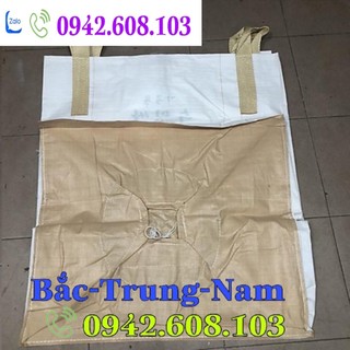 Bao jumbo cẩu hàng xả đáy,bao tải cẩu cát 1 tấn