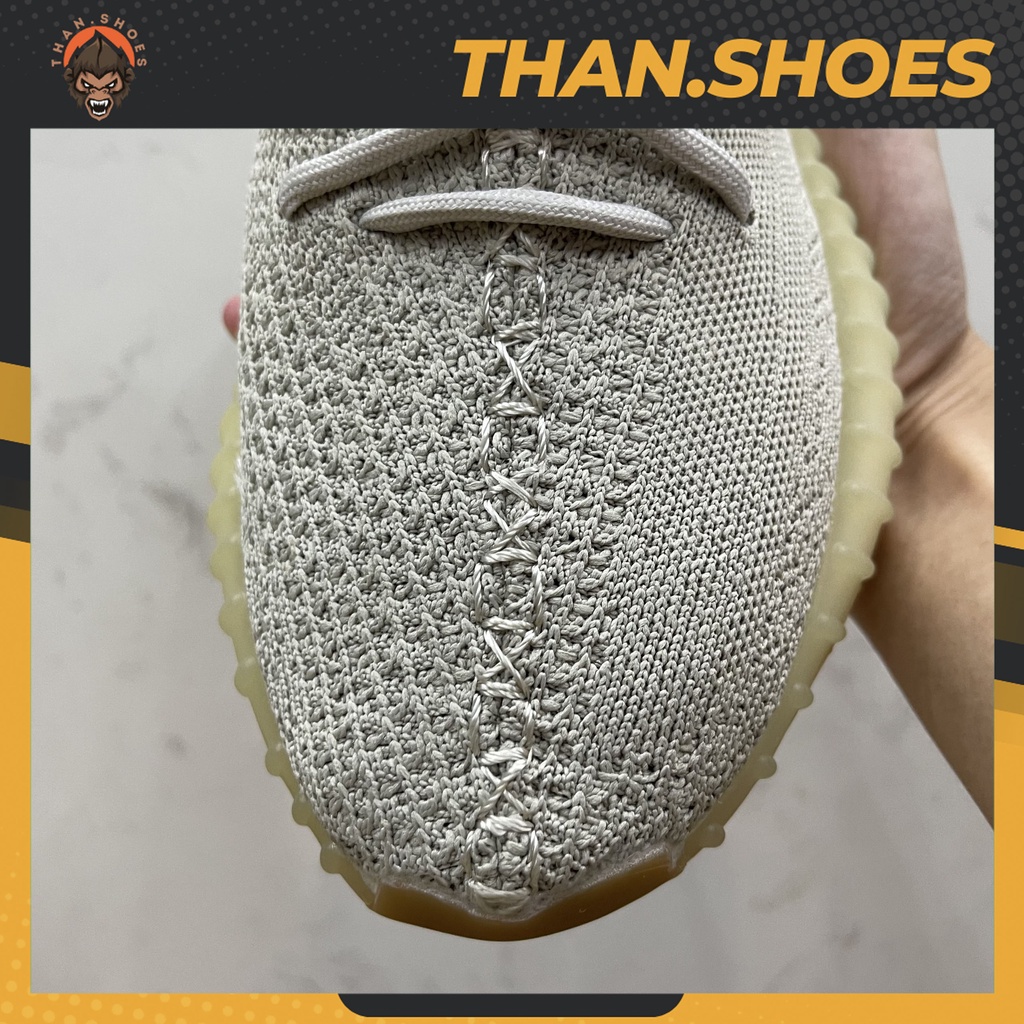 Giày 350 V2 Sesame, Yz 350 Xám Xi Măng - Than.Shoes