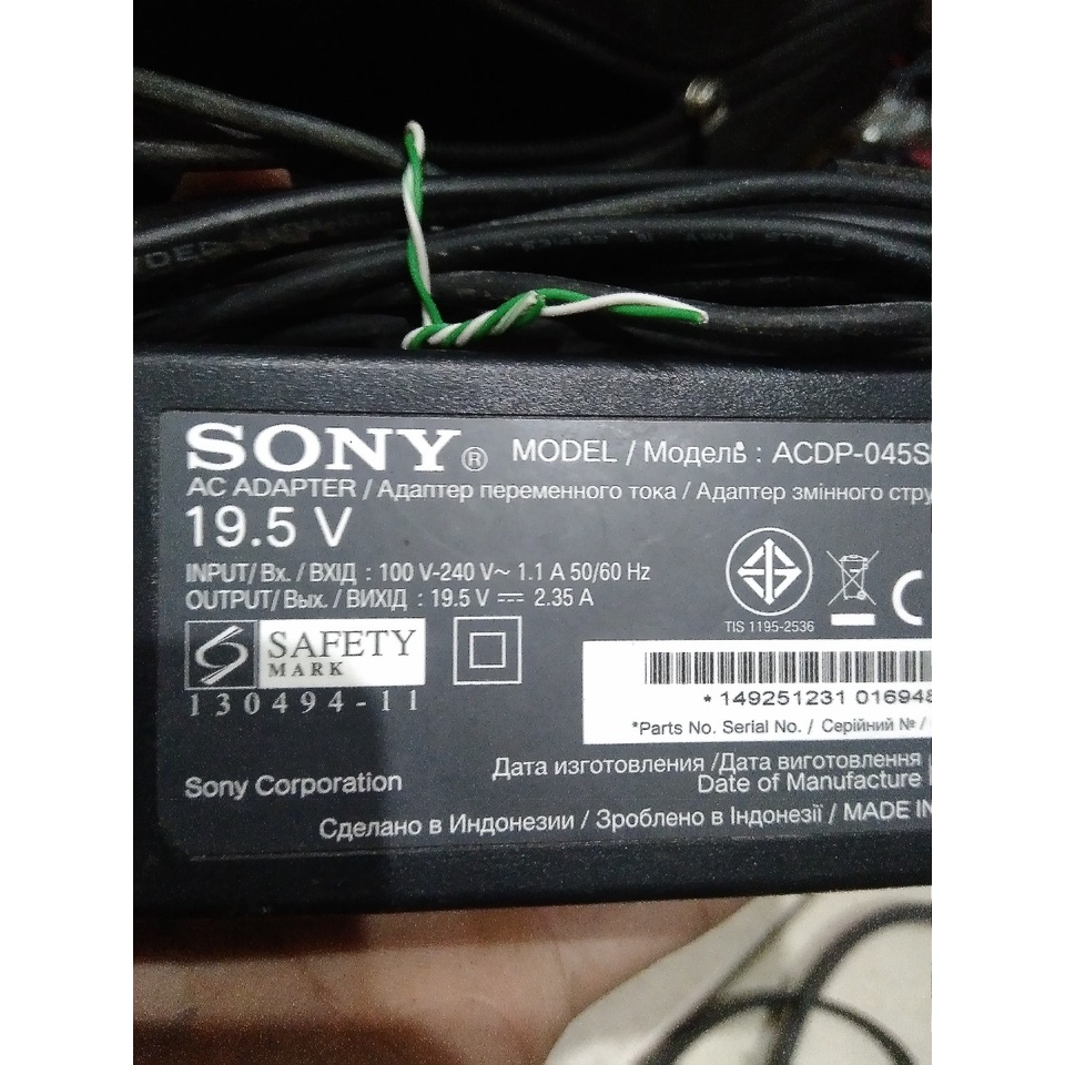 Sạc laptop, smart tivi SONY hàng chuẩn theo máy 19V