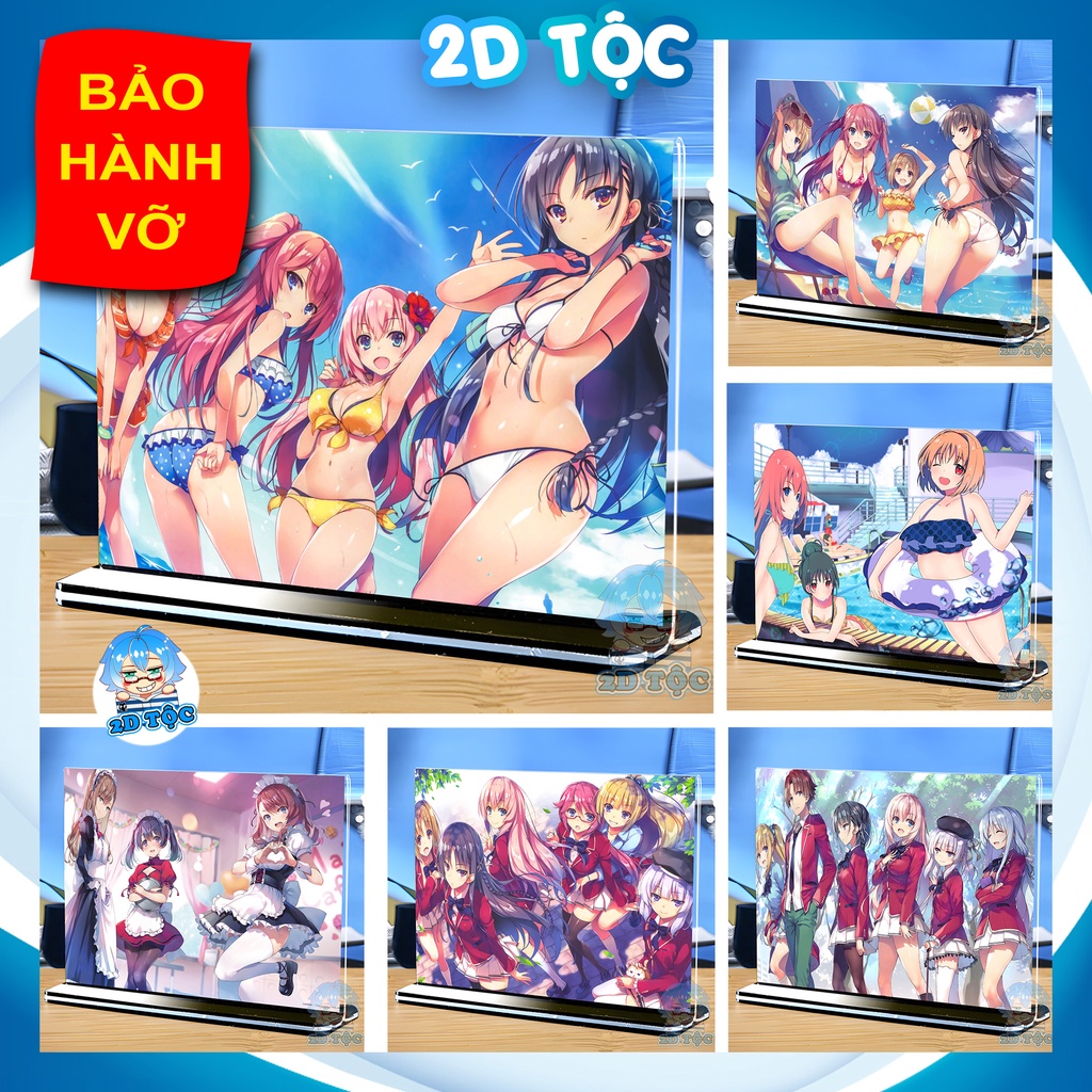 Khung ảnh Mica Kích thước A4,A5 In hình Anime Manga Light Novel Chào mừng đến lớp học đề cao thực lự
