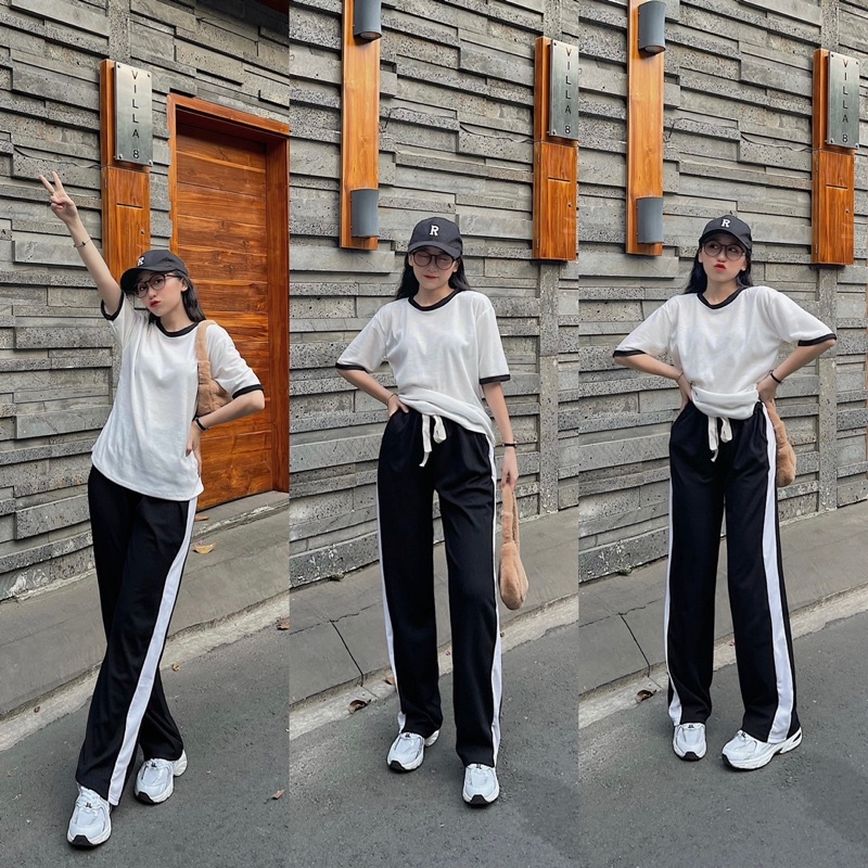 Đồ bộ nữ quần dài đồ mặc nhà đồ ngủ set bộ đi chơi. hàng đẹp cao cấp fom rộng co giănSet bộ đồ nữ Set mix