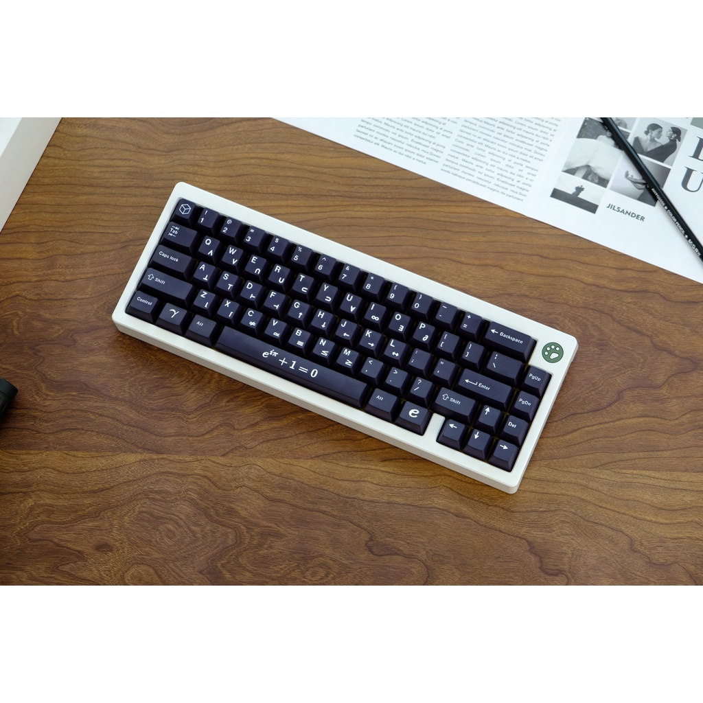 GMK Euler Keycap, 129 Phím Keycaps PBT Cherry Profile DYE-SUB Cá Tính GMK Keycaps Cho Bàn Phím Cơ