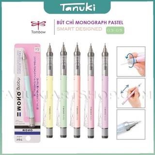 Bút chì bấm thông minh Mono Graph tông pastel