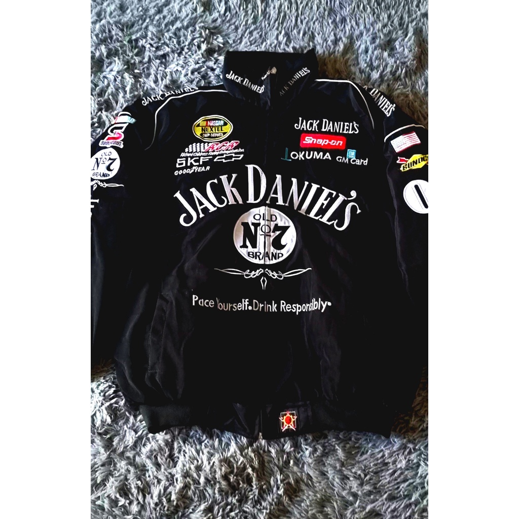 Áo Khoác Jackdaniels Racing 3 Lớp Có Lót Bông.