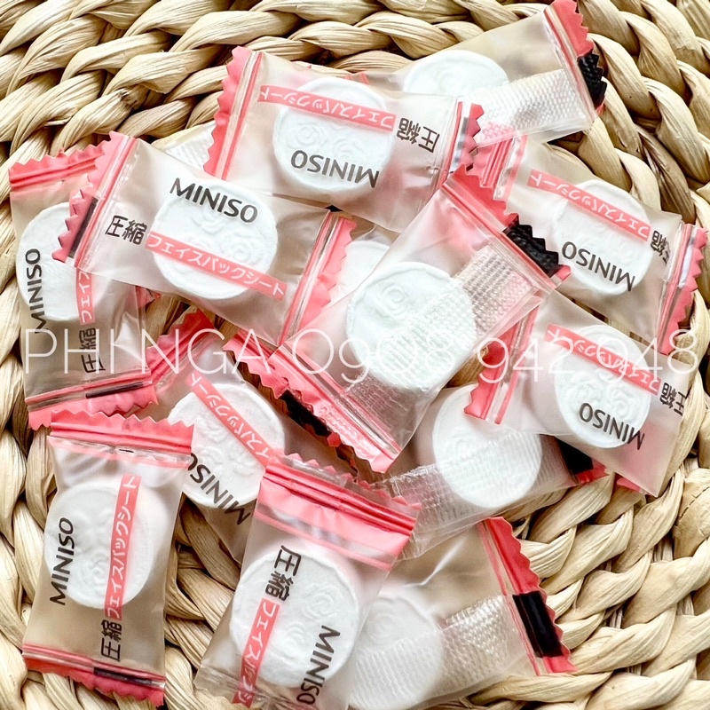 1 mặt nạ dạng viên nén Miniso