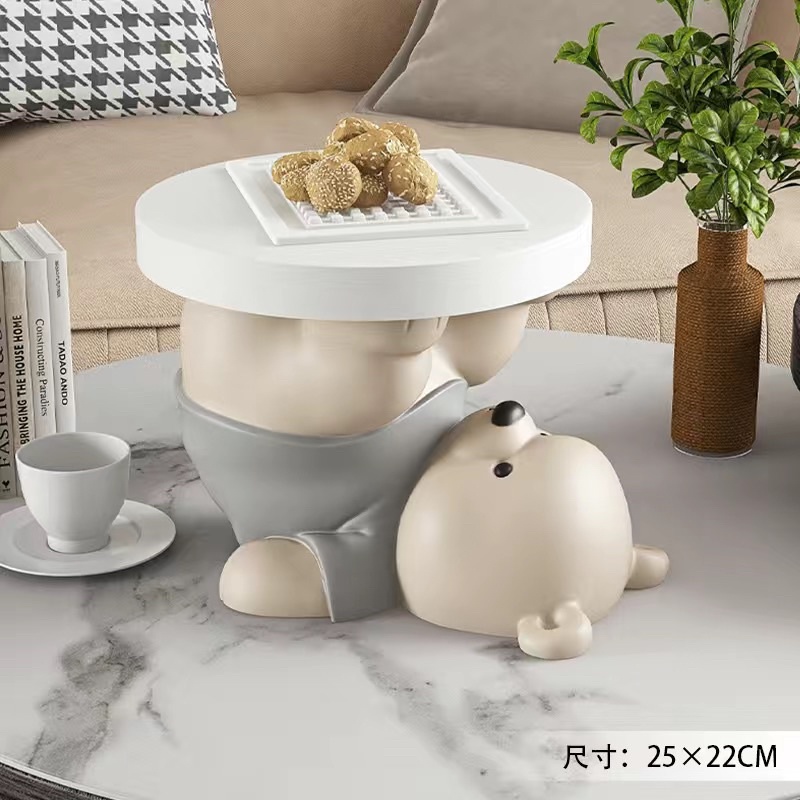 Ghế nhỏ-bàn nhỏ hình gấu decor siêu xinh 😻mua 1 được 2