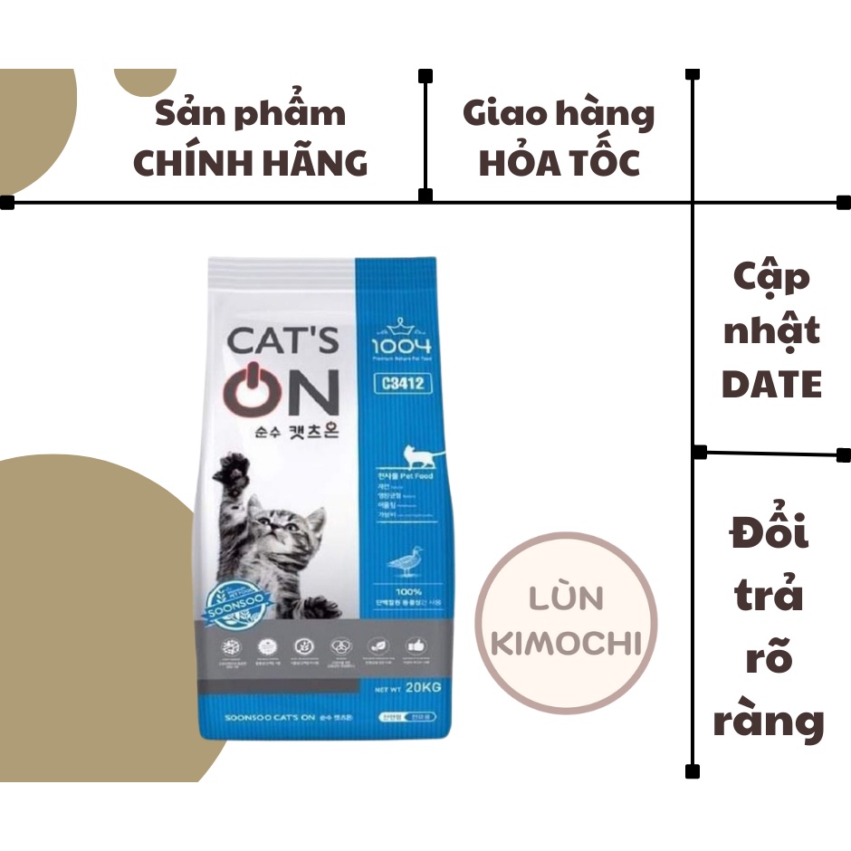 Hạt CATS ON Cho Mèo bao seal 1kg