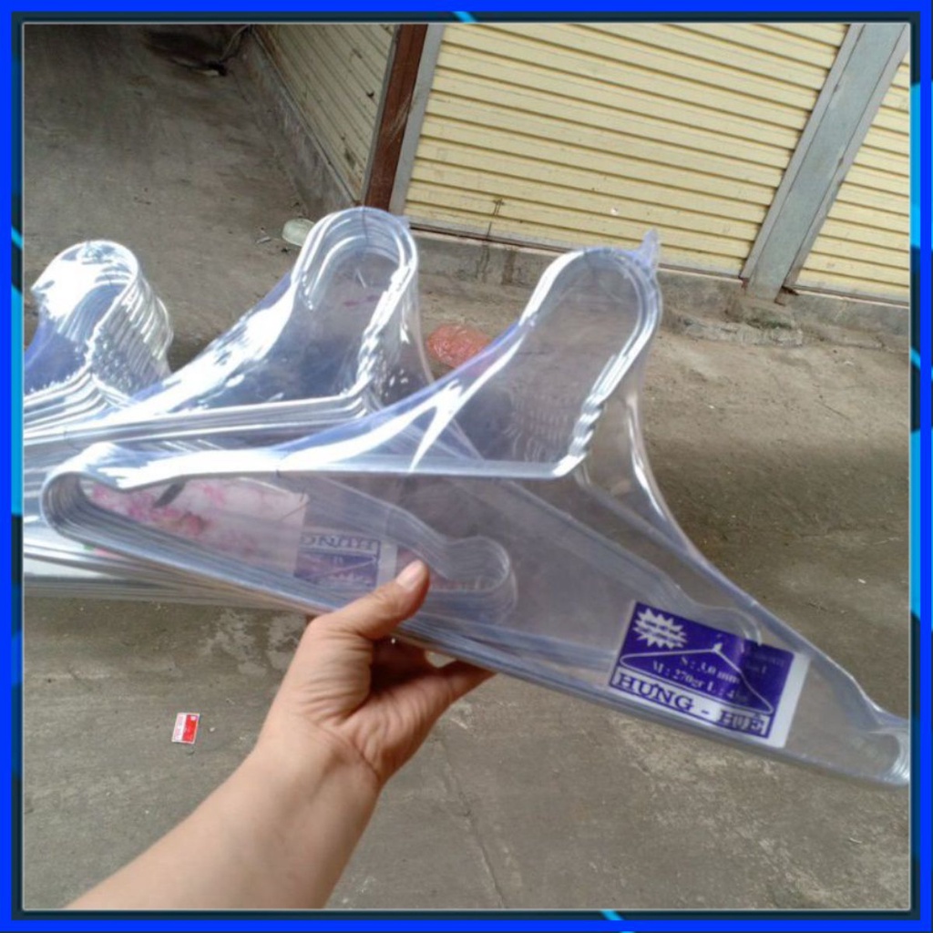 Bịch 10 Móc treo quần áo nhôm(43cm), móc phơi quần áo nhôm [RẺ NHẤT SÀN]