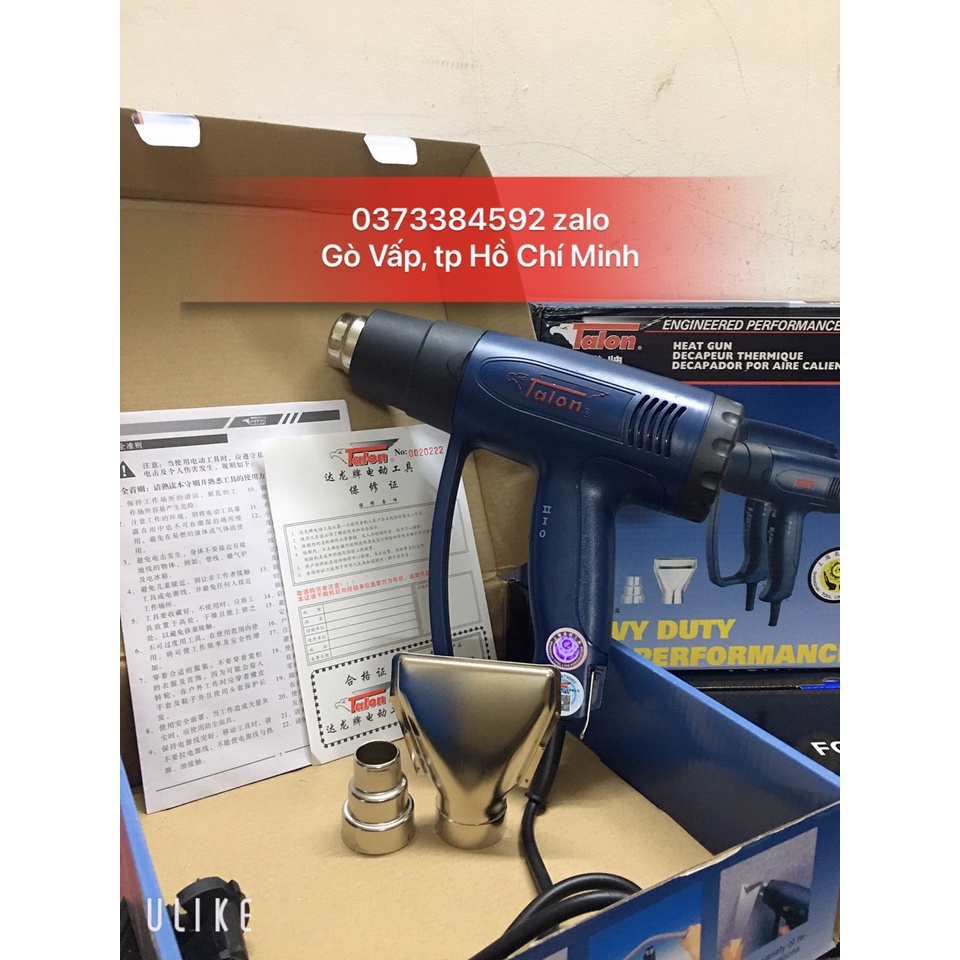 Máy khò và màng khò nhiệt TALON 2000W