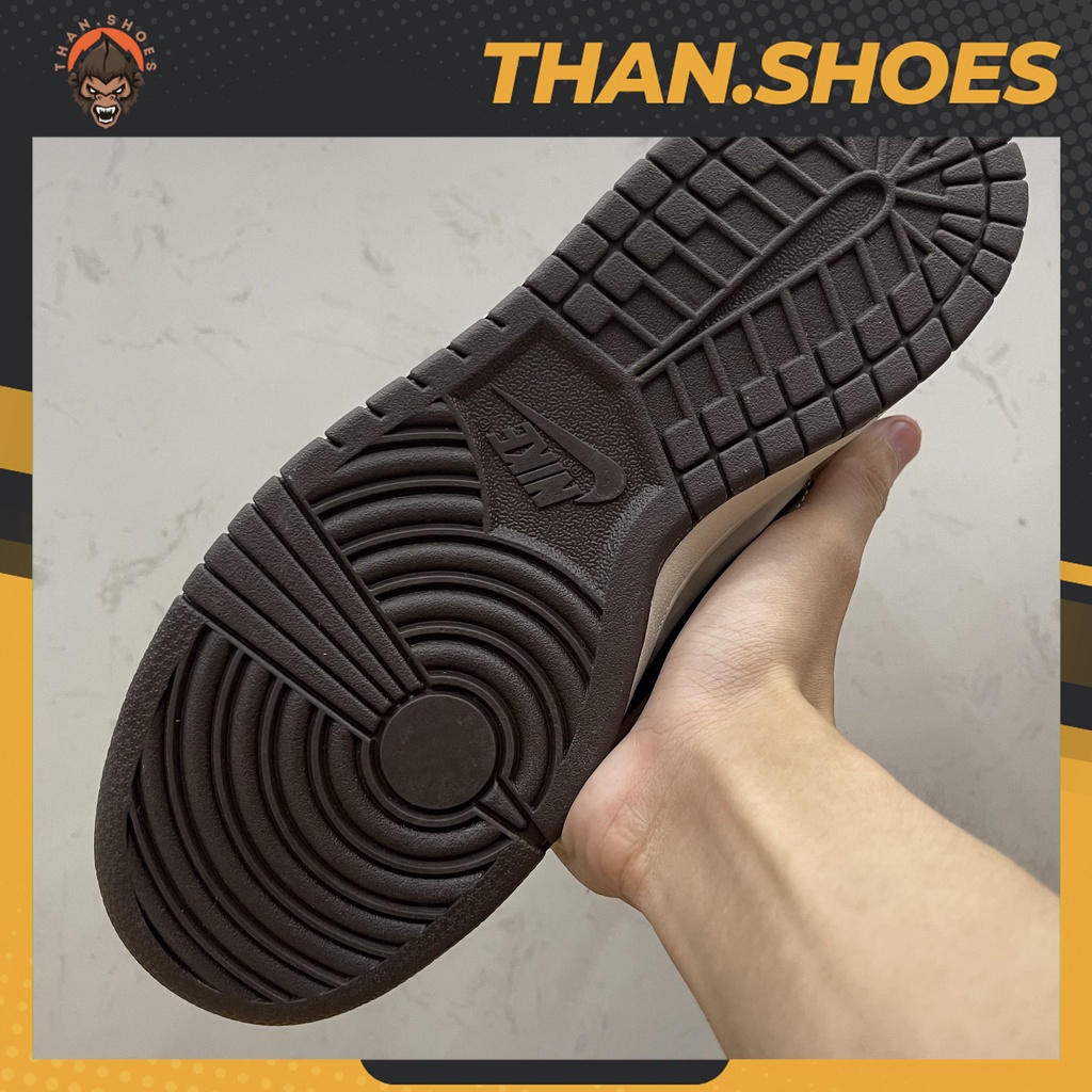 Giày SB Dunk Low Steamboy OST x Otomo Katsuhiro, SB Nâu Trắng Móc Đen - Than.Shoes