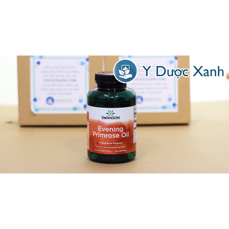 SWANSON EVENING PRIMROSE OIL, 100 viên, Hỗ trợ cân bằng nội tiết tố