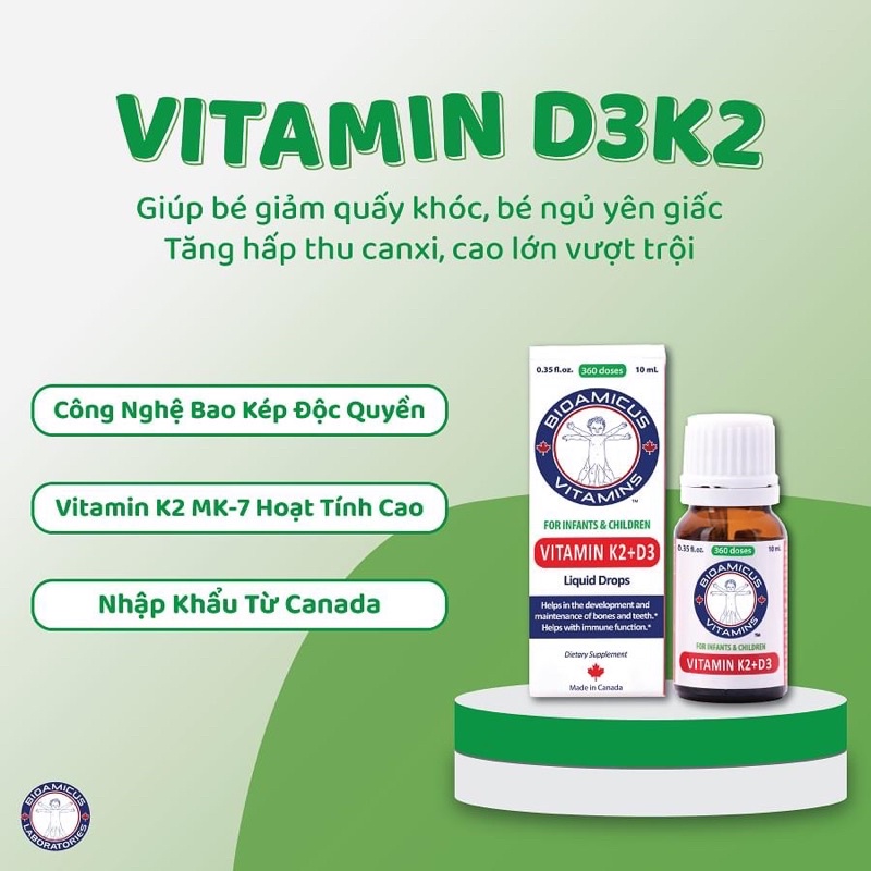 Vitamin D3 K2-MK7 BioAmicus