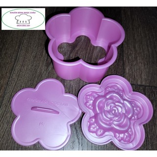 Khuôn nhấn xôi mai 12cm hoa Hồng.