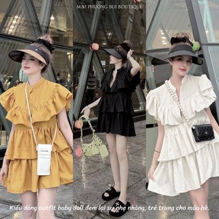 Váy babydoll bèo tầng chuẩn tag mác MPB
