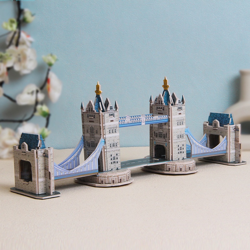 Đồ Chơi Lắp Ráp 3D, Nhà Hát,Cầu Đôi,Pháo Đài Đá,Nhà Xay Gió,Đền Taj Mahal ,Xếp Hình 3 Chiều, Đồ Chơi Sáng Tạo Cho Trẻ