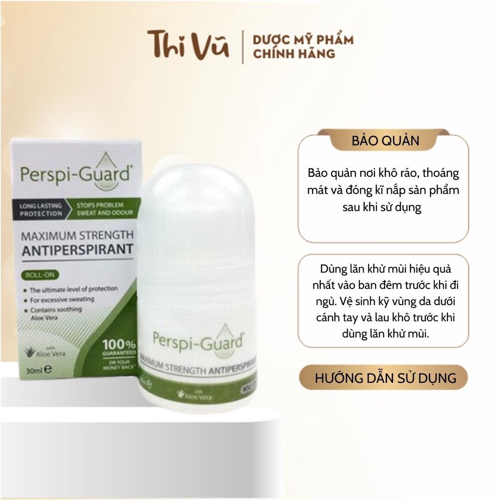 Lăn khử mùi hôi Perspi-Guard Maximum Strength Antiperspirant 30ml - Thi Vũ